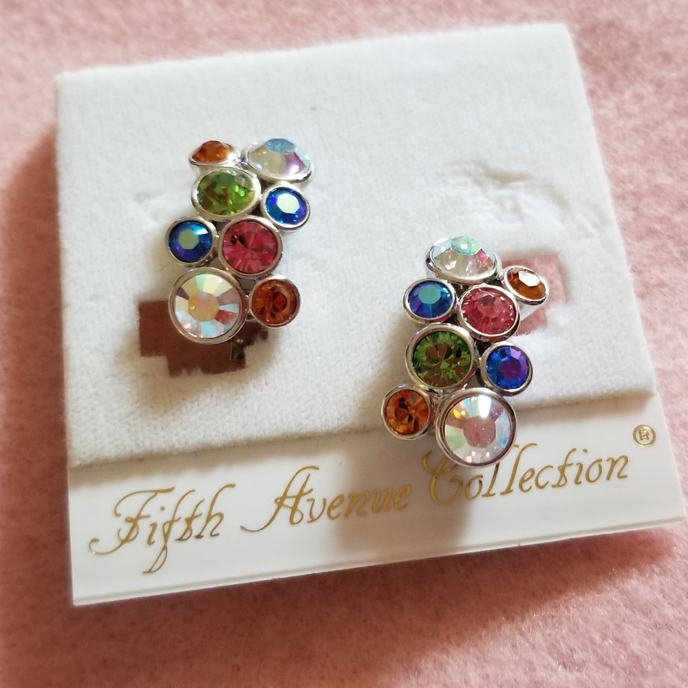 $5/$25 "A Bit of the Bubbly" Clip back adjustable earrings
